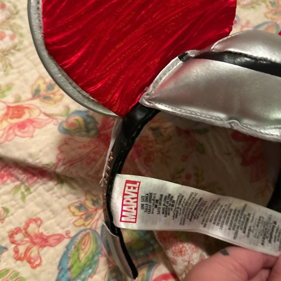 Kids Silver and Red Costume Headband Thor - Picture 2 of 2